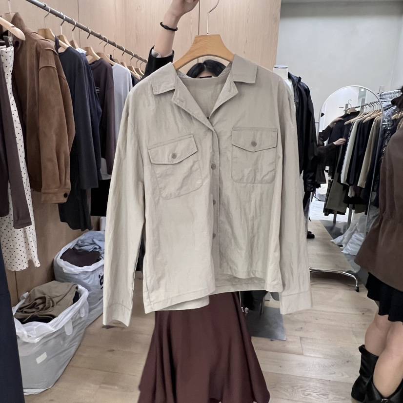 VILLABUTTON東大門㊣代購女士新款休閑職業時尚25秋冬襯衫蕾絲衫VILLABUTTON襯衫/蕾絲衫