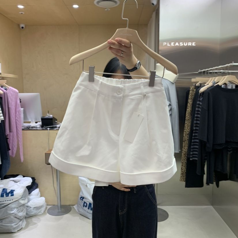 PLEASURE韓國代購㊣女士新款休閑25秋冬熱賣真品短褲不含腰帶PLEASURE短褲