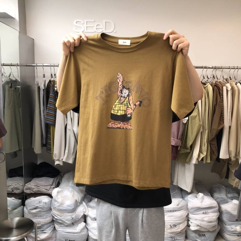 LEESEED-A東大門㊣代購女裝新品推薦25秋冬職業人氣時尚T恤SEeD/LEESEEDT恤