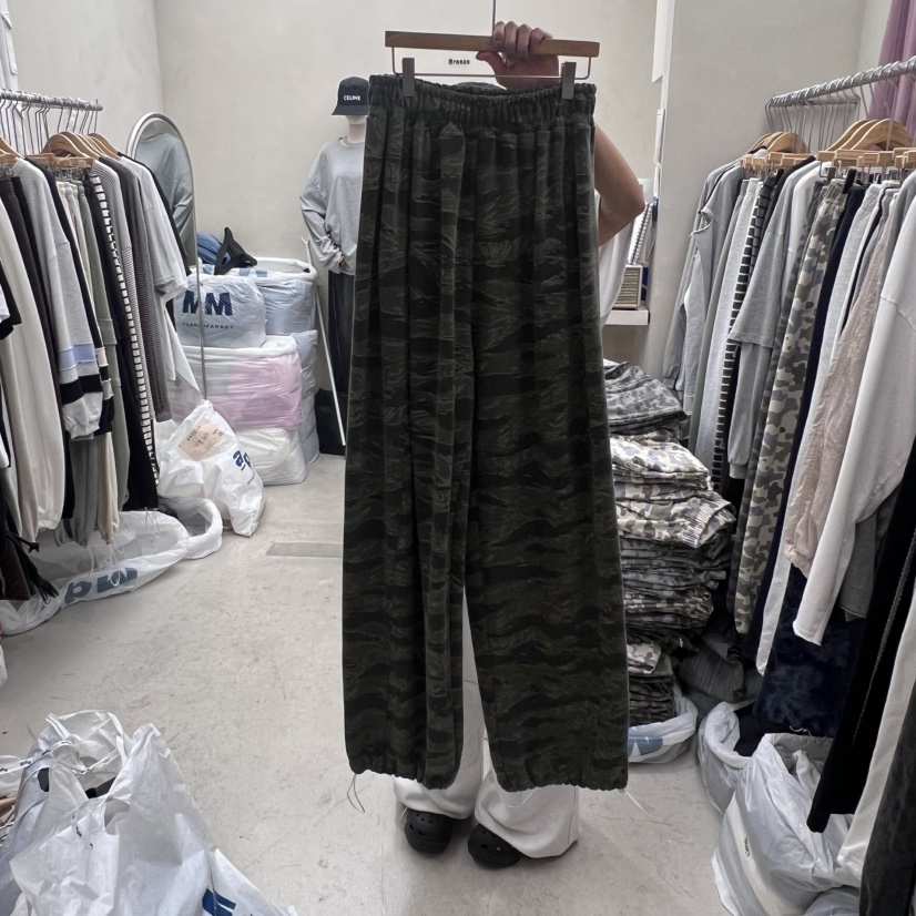BREEZE韓國直郵㊣女裝新品熱賣人氣職業休閑25秋冬休閑褲迷彩BREEZE休閑褲