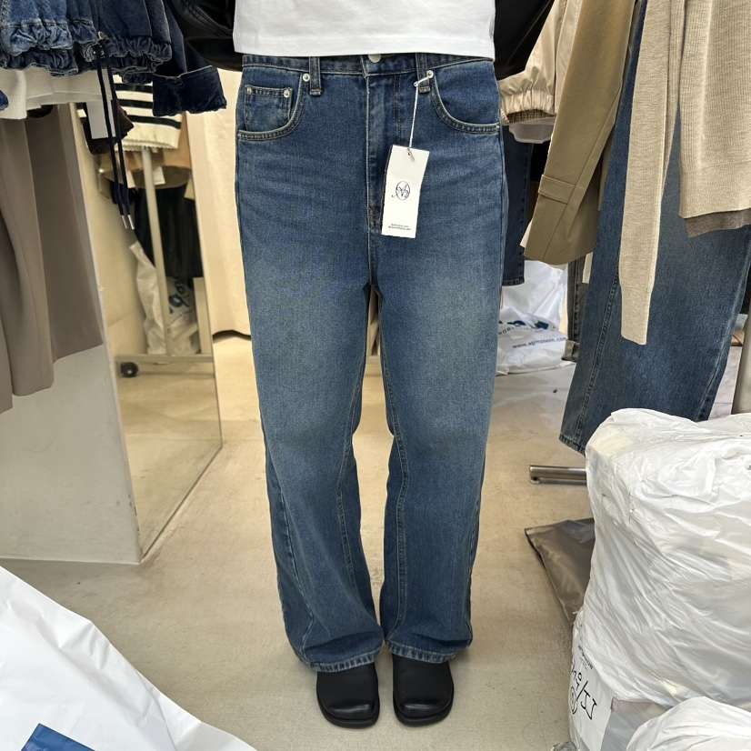 AFTERGLOW東大門㊣直郵女士新品人氣熱賣25秋冬職業休閑牛仔褲AFTERGLOW牛仔褲