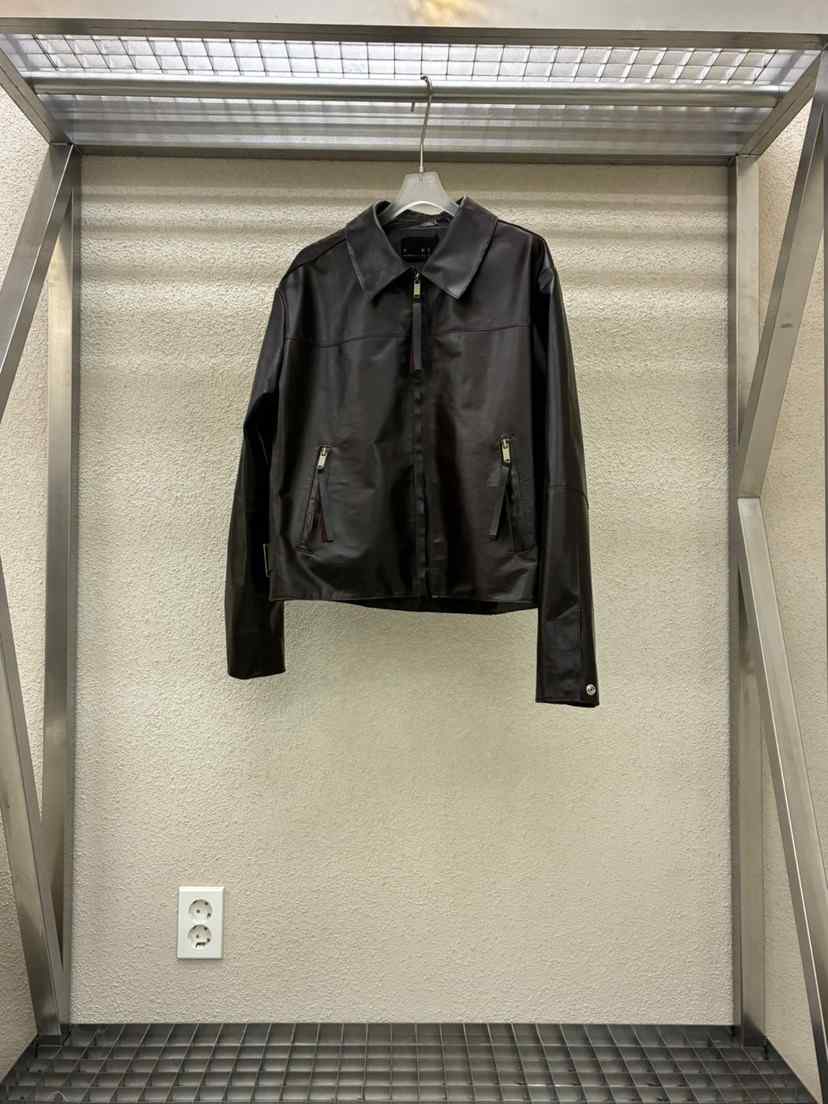 空東大門㊣實拍女士新品職業休閑25秋冬時尚人氣熱賣真品皮衣MWE皮衣