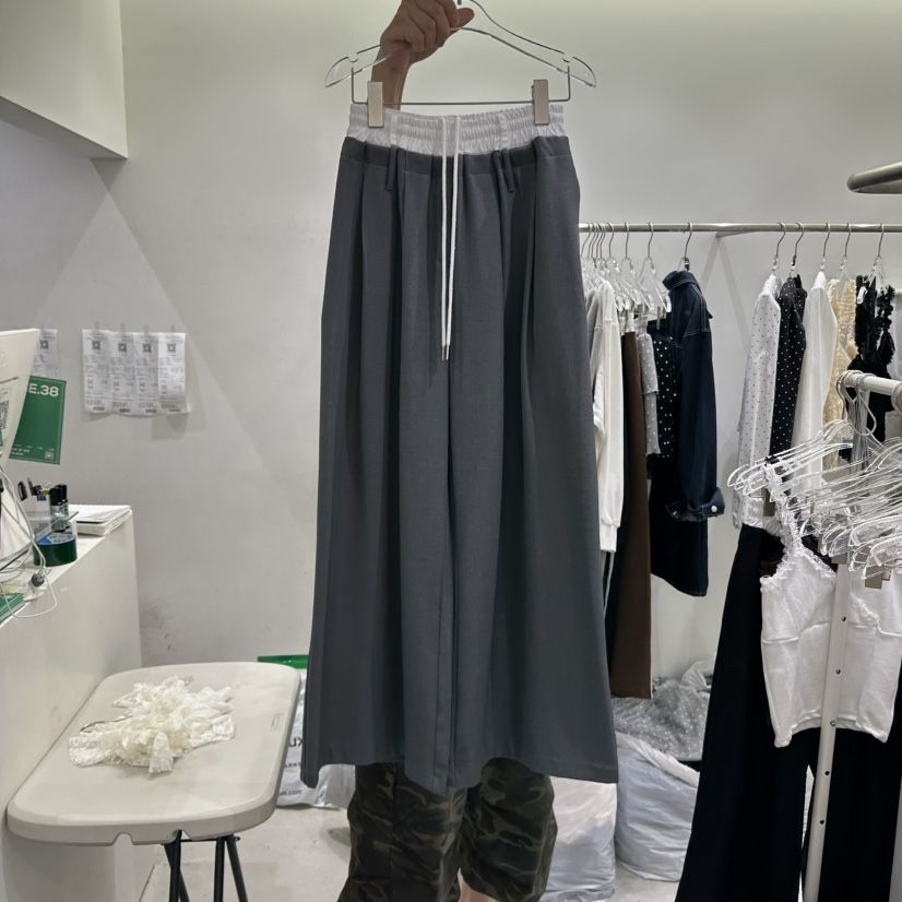 BAIE.38東大門㊣實拍女士新品真品25秋冬職業休閑休閑褲腰帶BAIE.38休閑褲