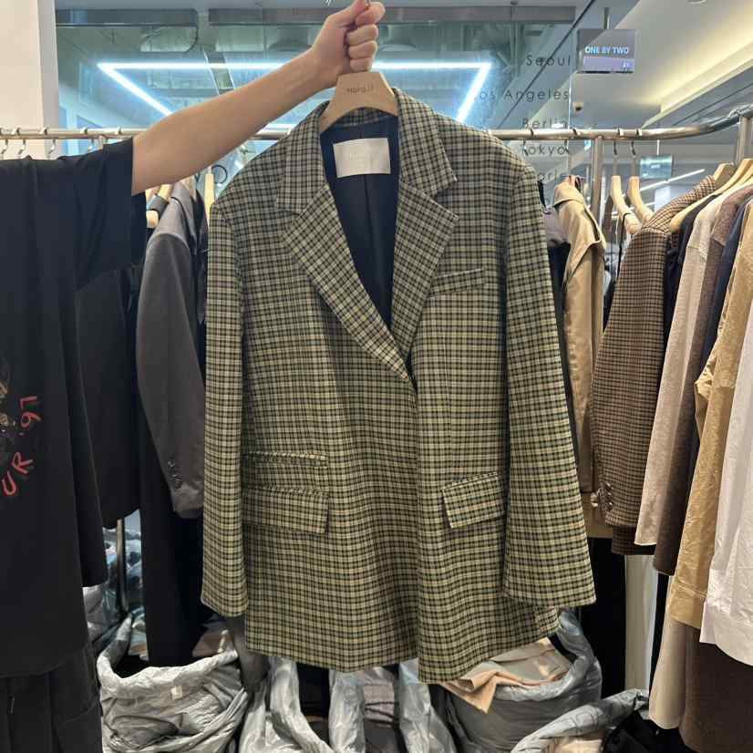 HONG.U東大門㊣實拍女裝新品25秋冬人氣熱賣休閑職業時尚夾克HONG.U夾克
