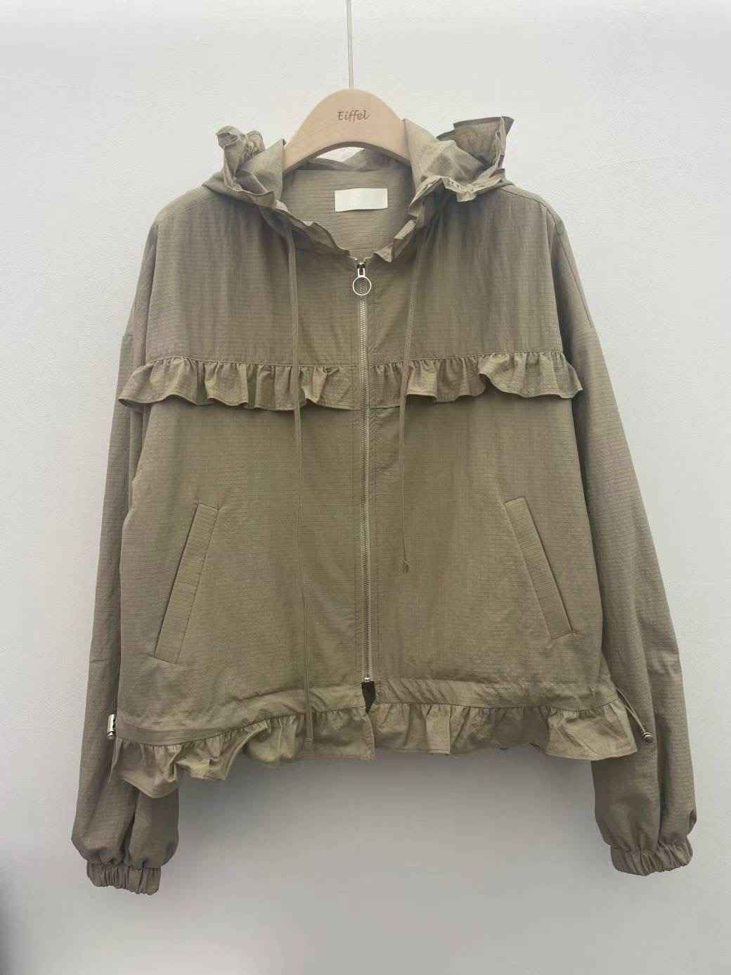 EIFFEL韓國直郵㊣女裝新品25秋冬真品休閑熱賣時尚推薦夾克EIFFEL夾克