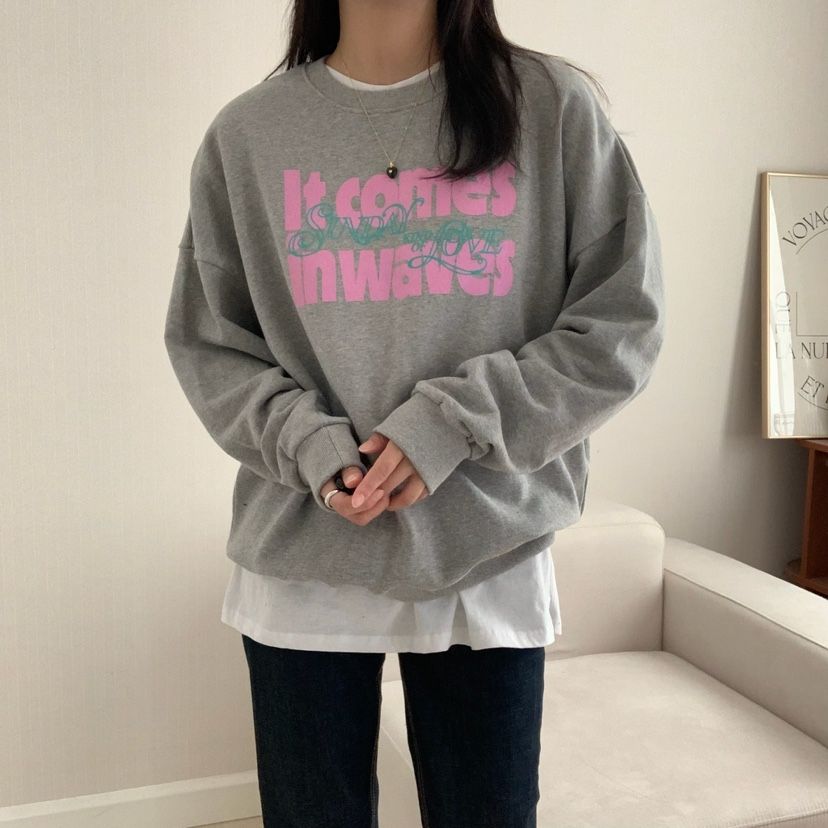 HELLO JINI韓國直郵㊣女裝新品推薦25秋冬職業真品人氣衛衣HELLO JINI衛衣