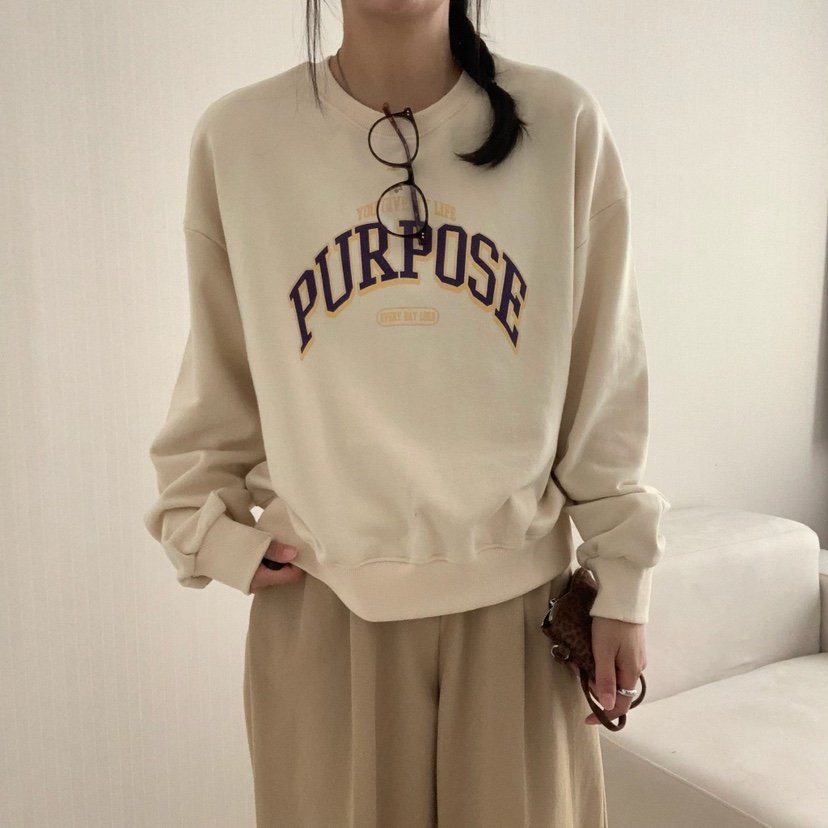 HELLO JINI韓國代購㊣女士新款人氣時尚職業休閑25秋冬衛衣HELLO JINI衛衣
