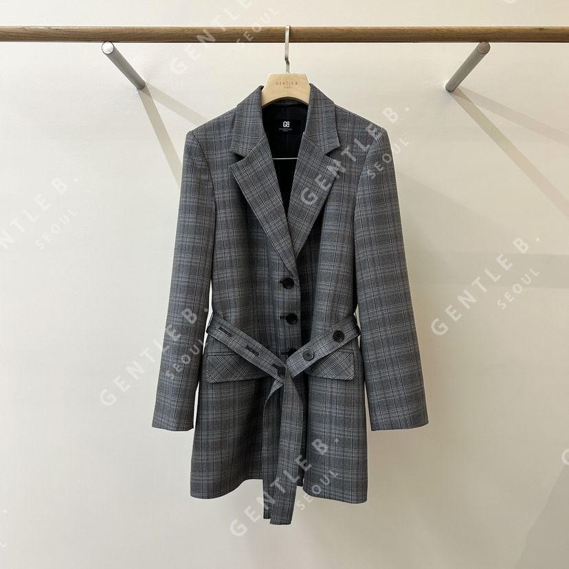 GENTLE B/LOVENTINA東大門㊣代購女裝新品真品夾克含腰帶GENTLE B/LOVENTINA夾克