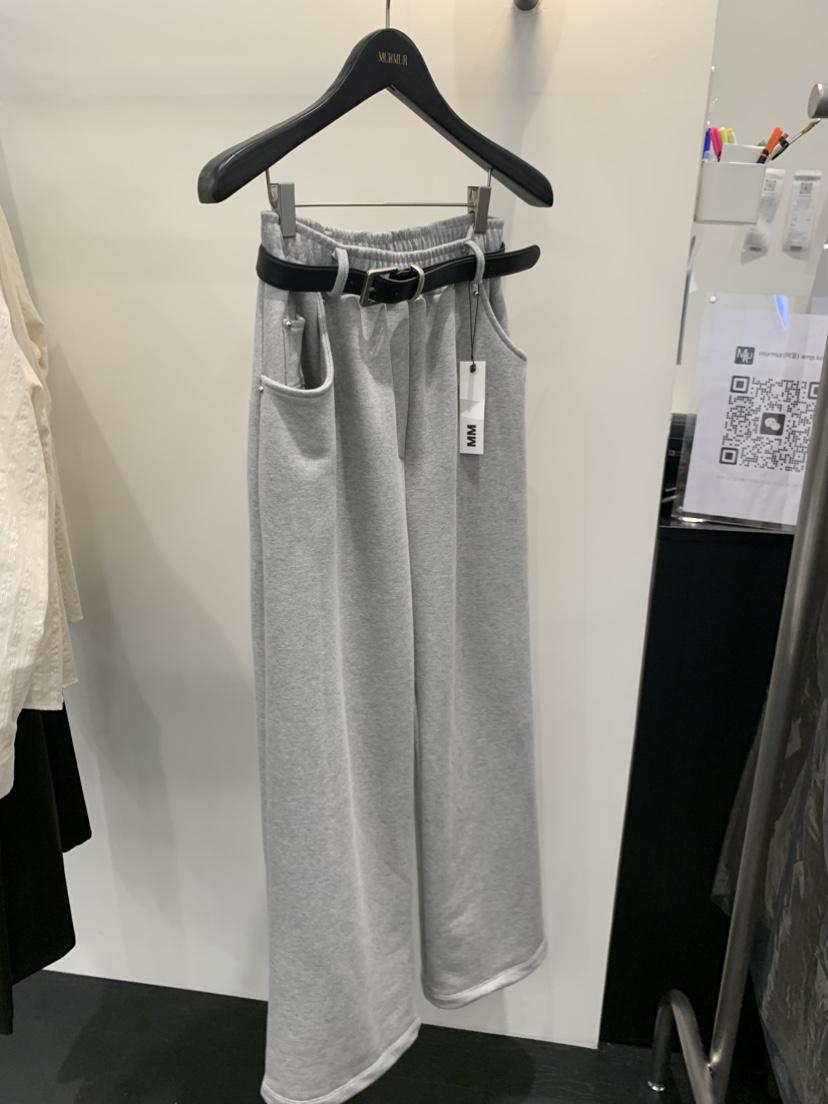 MURMUR東大門㊣直郵女裝新品25秋冬真品熱賣休閑褲不含腰帶MURMUR休閑褲
