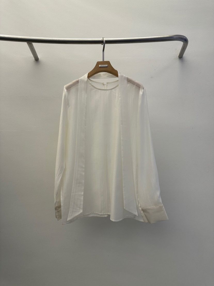 WIDA-P東大門㊣實拍女裝新品職業25秋冬熱賣襯衫蕾絲衫透明WIDA/RENEJ襯衫/蕾絲衫
