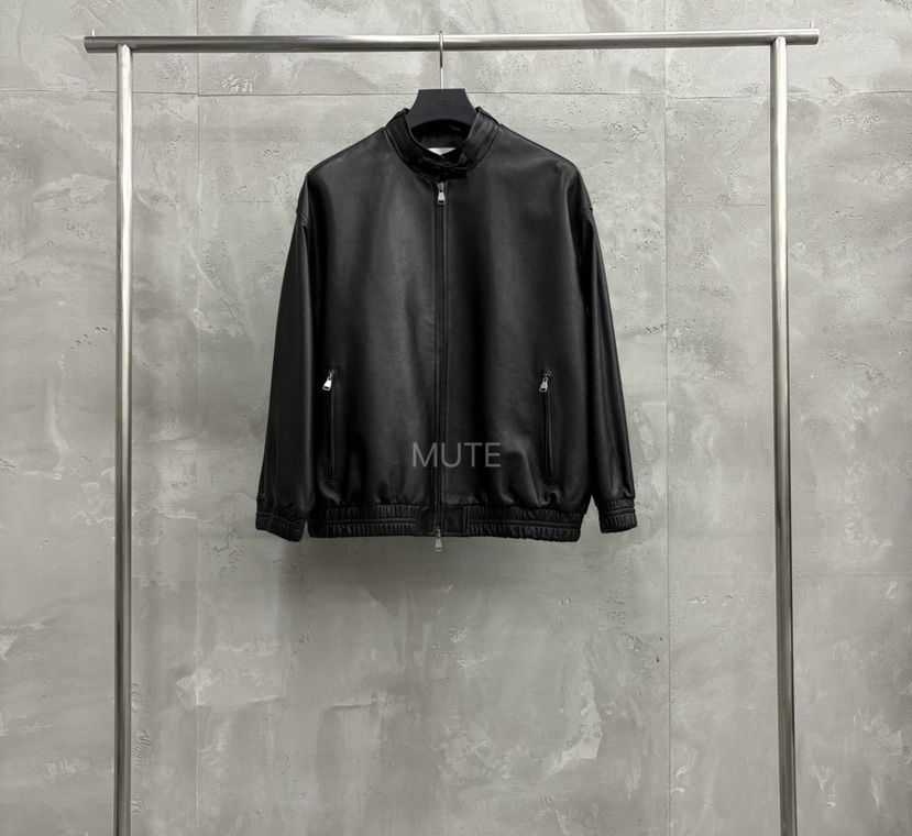 MUTE-P東大門㊣代購女裝新品時尚25秋冬真品職業推薦皮衣皮革MUTE皮衣