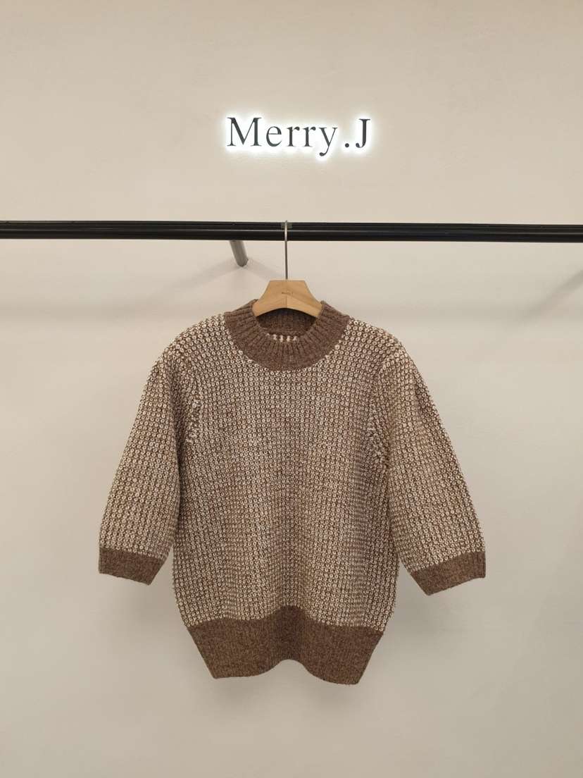 MERRY-J韓國直郵㊣女士新品人氣熱賣25秋冬職業時尚針織衫MERRY-J針織衫