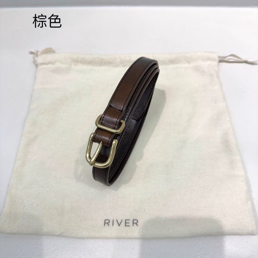 RIVER東大門㊣直郵女士新品人氣休閑熱賣真品時尚職業推薦腰帶WATER/RIVER腰帶
