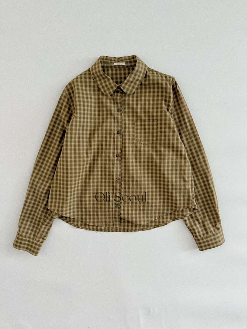 OLI SEOUL韓國直郵㊣女裝新品休閑真品推薦25秋冬襯衫蕾絲衫OLI SEOUL襯衫/蕾絲衫