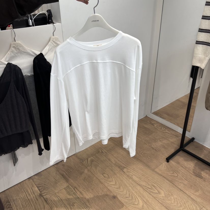 JINSIM東大門㊣直郵女裝新品熱賣休閑職業25秋冬時尚長袖T恤JINSIM長袖T恤