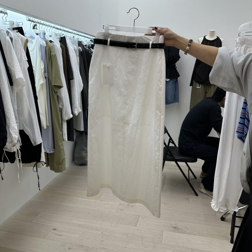 MAINT韓國代購㊣女裝新品推薦休閑真品人氣時尚長裙不含腰帶MAINT長裙