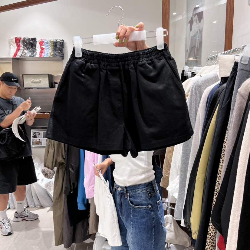 TEMPTING韓國直郵㊣女士新品休閑真品25秋冬短褲不含腰帶棉質TEMPTING短褲