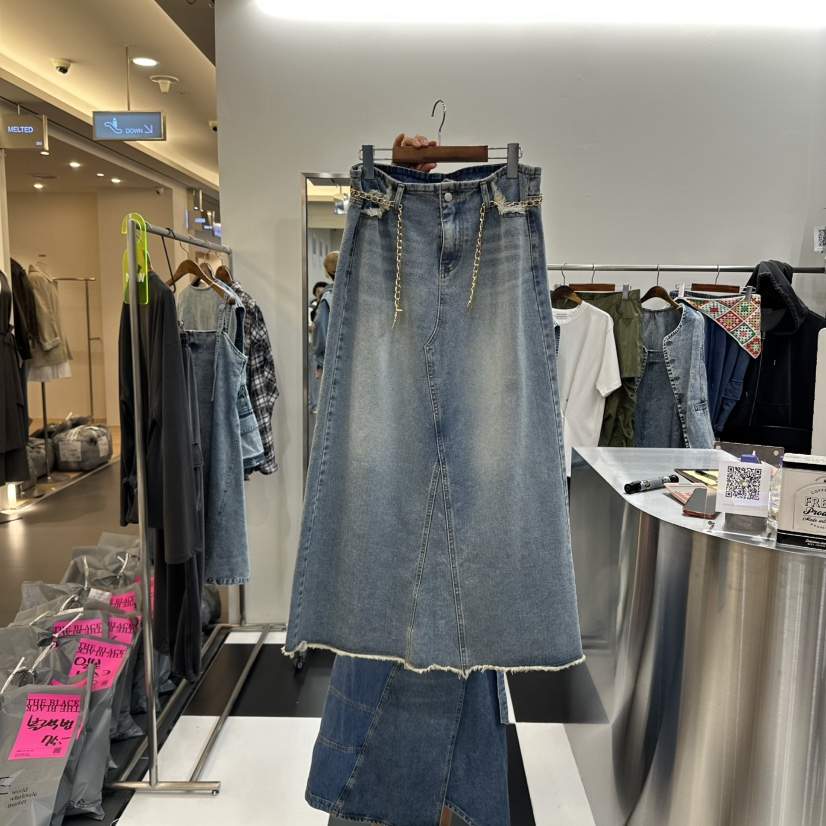 LADYBLACK韓國直郵㊣女裝新品真品職業推薦熱賣長裙復古長款LADYBLACK長裙