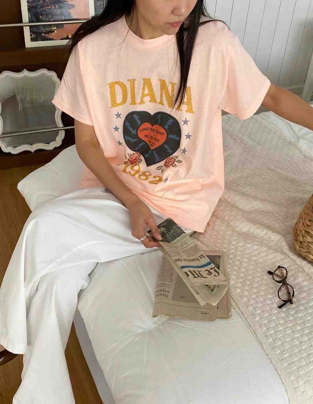 ANN DIANA-앤다이아나-T東大門㊣代購女士新款真品熱賣T恤ANN DIANAT恤