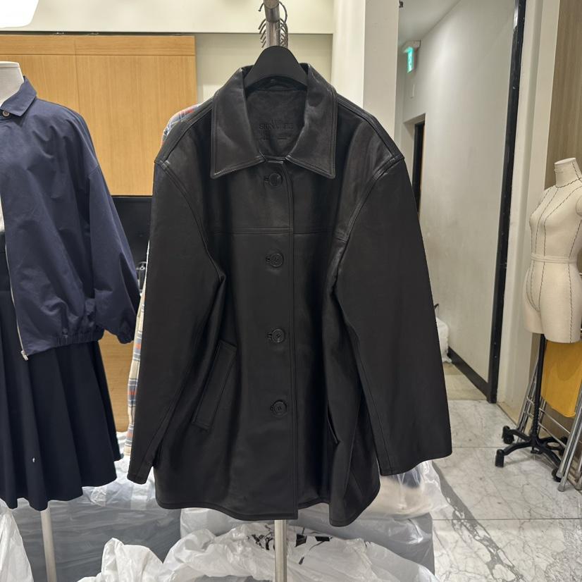 THE SIGNATURE韓國代購㊣女士新品推薦真品時尚人氣夾克皮革THE SIGNATURE夾克