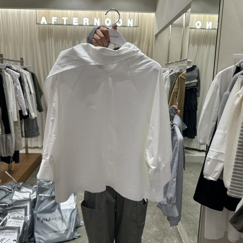 AFTERNOON韓國直郵㊣女士新款時尚推薦真品人氣職業襯衫蕾絲衫AFTERNOON襯衫/蕾絲衫