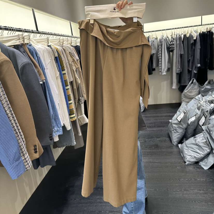 TOMGIRL東大門㊣代購女士新品25秋冬真品時尚推薦休閑休閑褲TOMGIRL休閑褲