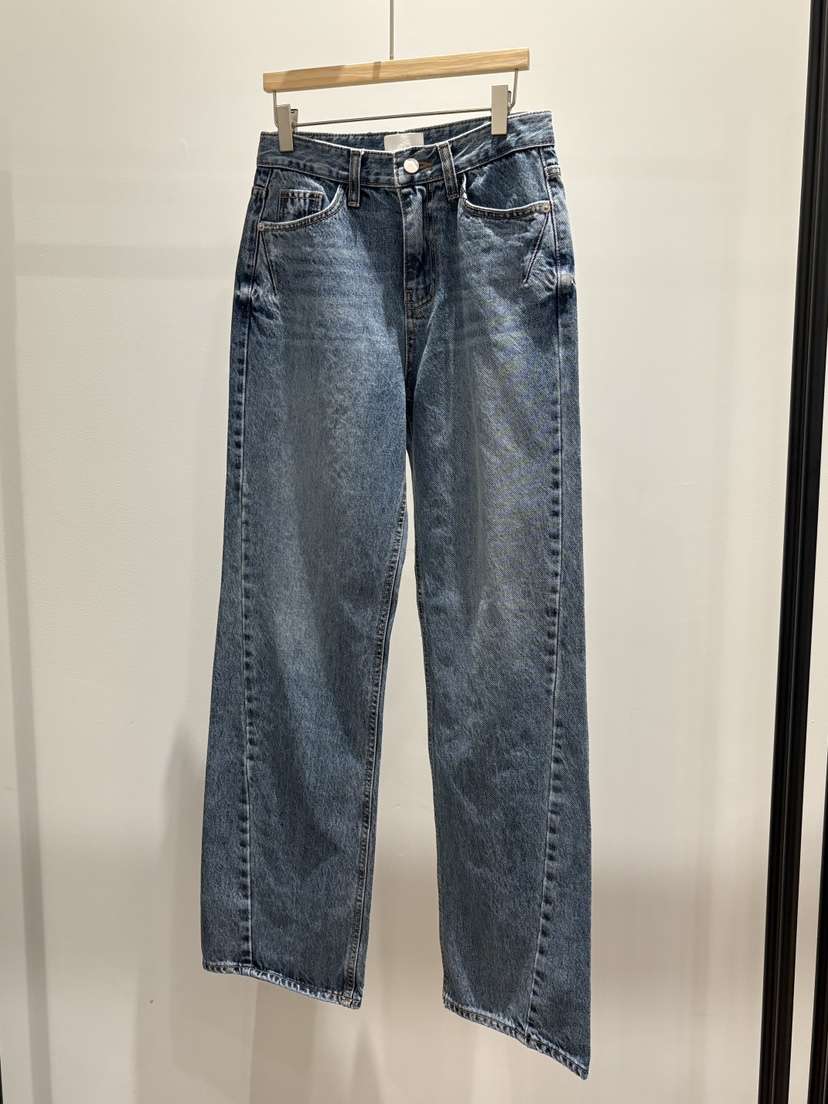 LMT（SAND LIMITED）東大門㊣實拍女裝新品25秋冬牛仔褲直筒牛仔LMT/SAND LIMITED牛仔褲