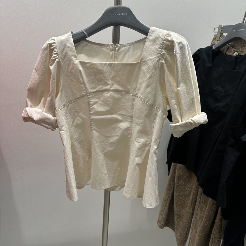 TARABY MOTION東大門㊣實拍女裝新款真品襯衫蕾絲衫泡泡袖TARABY MOTION襯衫/蕾絲衫