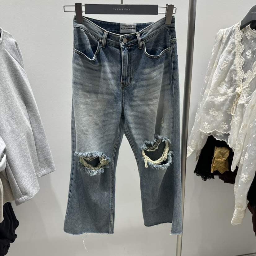 TARABY MOTION東大門㊣代購女士新品熱賣真品職業牛仔褲復古TARABY MOTION牛仔褲