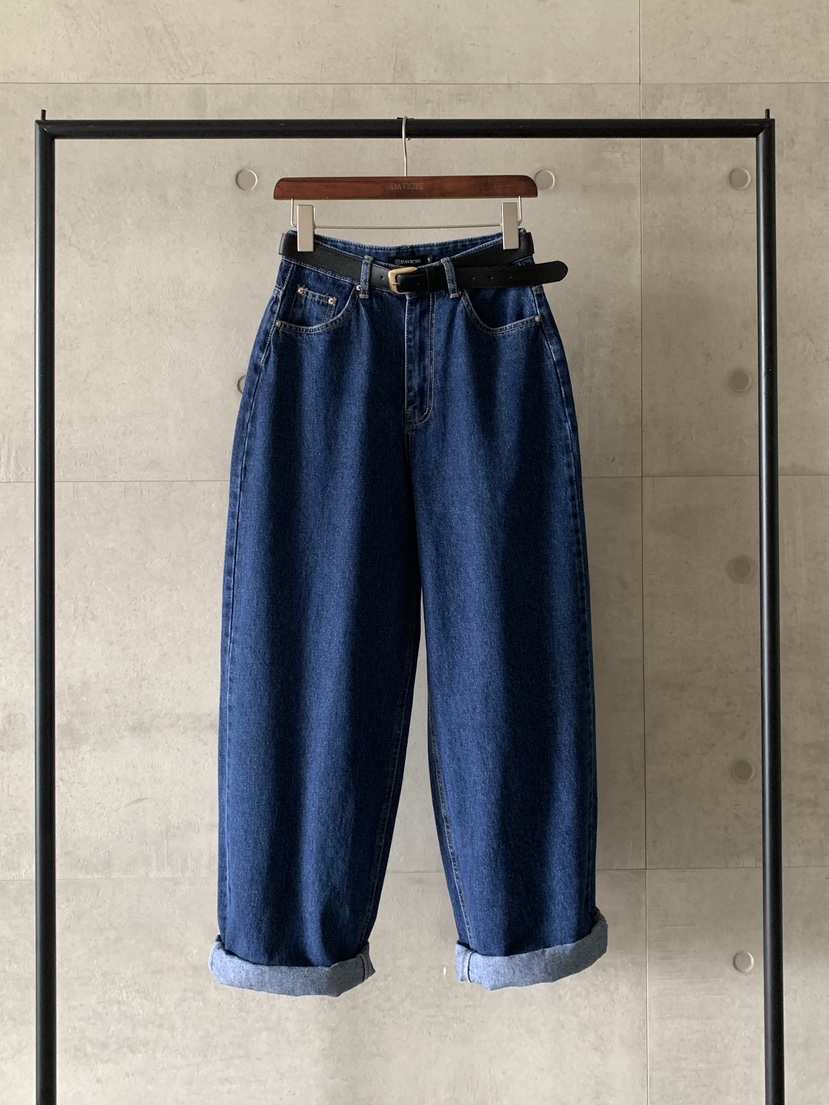 DAVICHI東大門㊣實拍女士新品職業推薦25秋冬牛仔褲含隨機腰帶DAVICHI牛仔褲