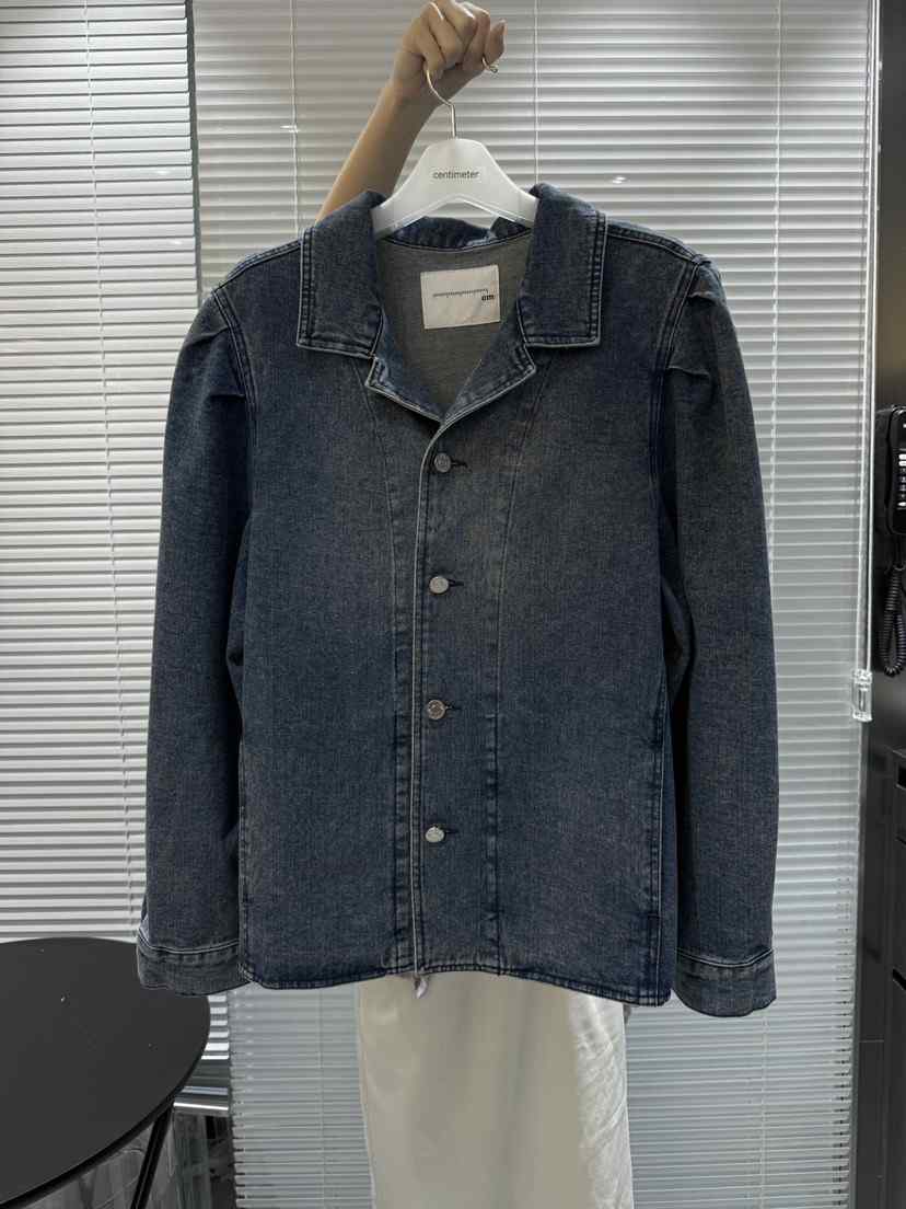 CM韓國代購㊣女士新品25秋冬時尚人氣休閑熱賣職業夾克褶皺CM夾克