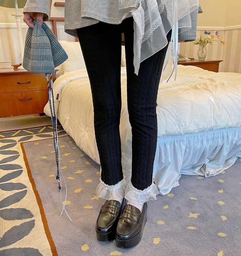 BOUTIQUE-L東大門㊣實拍女裝新品職業熱賣打底褲鯊魚褲緊身褲BOUTIQUE-L打底褲/鯊魚褲