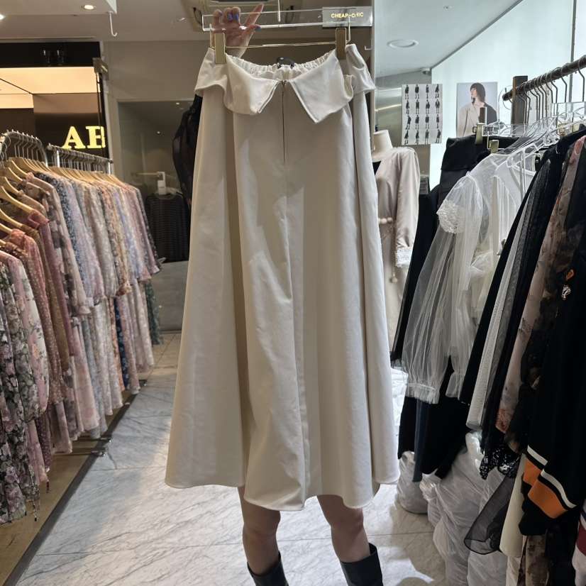 CHEAP-CHIC東大門㊣直郵女士新款25秋冬職業休閑人氣真品長裙CHEAP-CHIC/CHARLES THE SECOND長裙