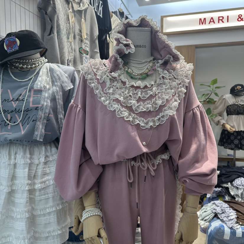 MARI CO東大門㊣實拍女士新品職業25秋冬真品人氣衛衣兜帽MARI CO衛衣