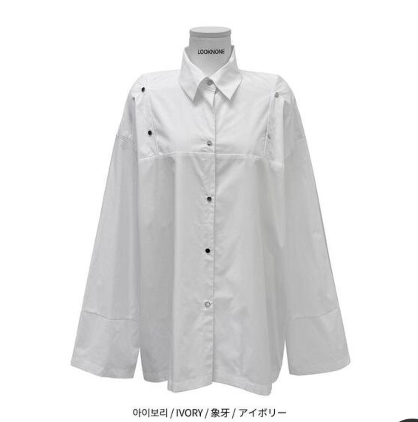 PAIRING東大門㊣實拍女裝新款25秋冬人氣休閑熱賣襯衫蕾絲衫PAIRING襯衫/蕾絲衫
