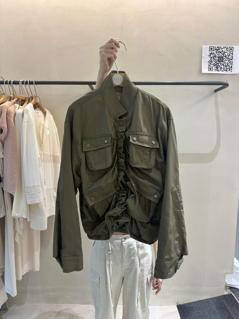 ERIA韓國代購㊣女士新品職業熱賣時尚人氣推薦休閑真品夾克ERIA/HUE夾克