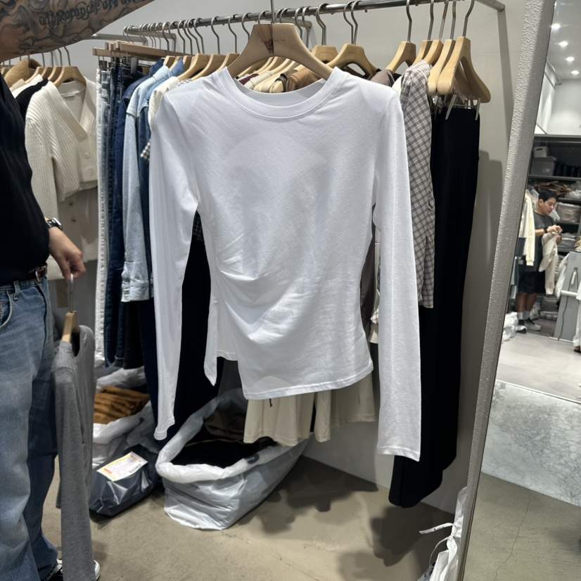 MAGNOLIA36-L韓國代購㊣女裝新品真品熱賣休閑25秋冬長袖T恤MAGNOLIA36-L長袖T恤