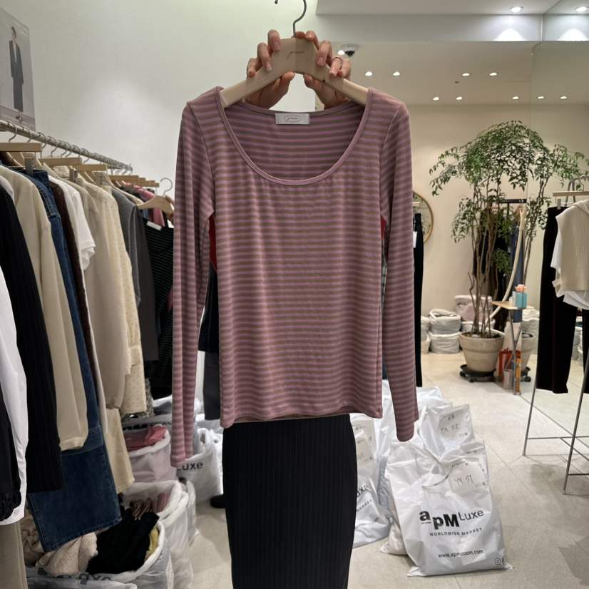 GRACIA東大門㊣實拍女士新品熱賣休閑職業25秋冬時尚長袖T恤GRACIA長袖T恤
