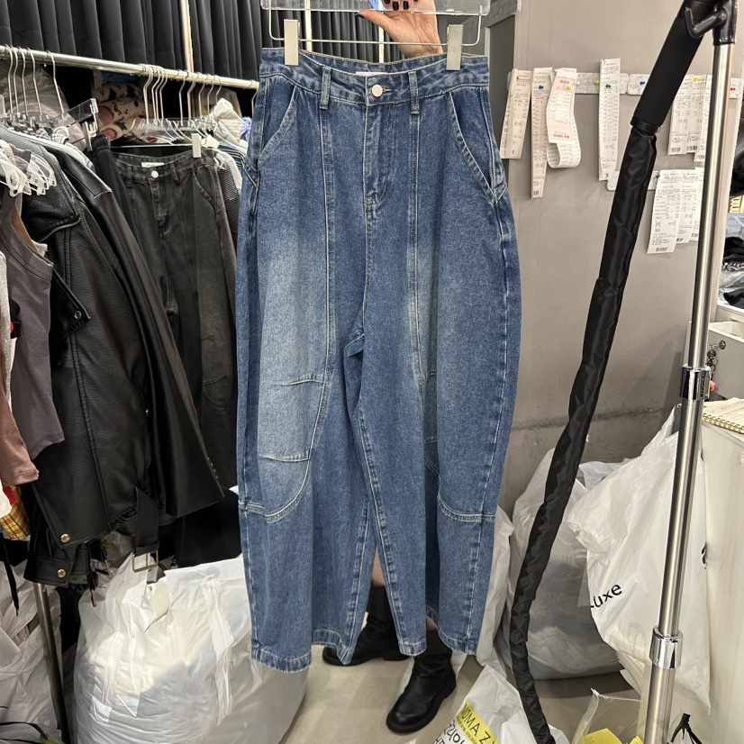 MOMAZU韓國直郵㊣女裝新款熱賣人氣25秋冬職業休閑時尚牛仔褲MOMAZU牛仔褲