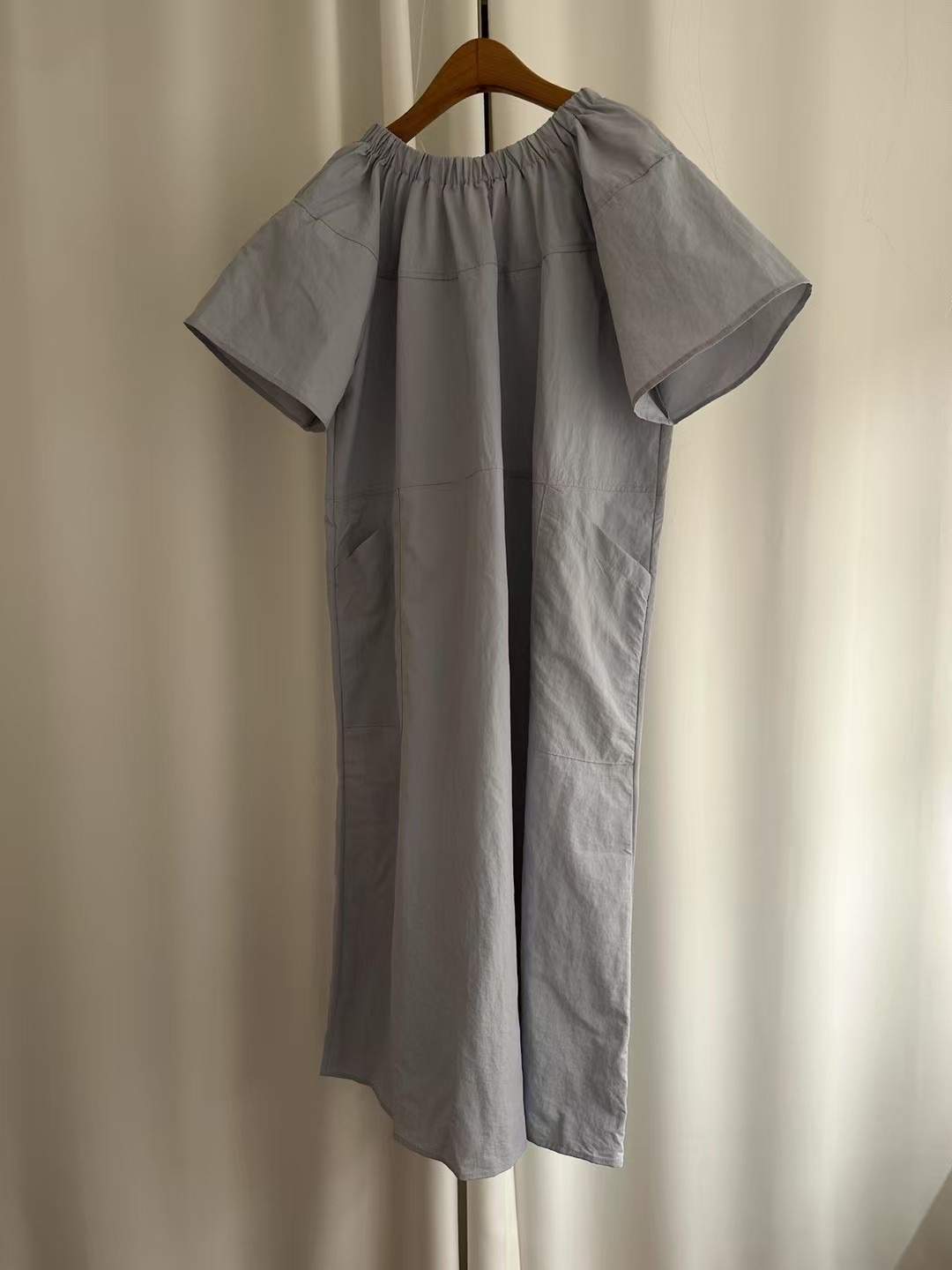 KIMFASHION東大門㊣直郵女裝新款真品時尚25秋冬連衣裙綁帶長款KIMFASHION連衣裙