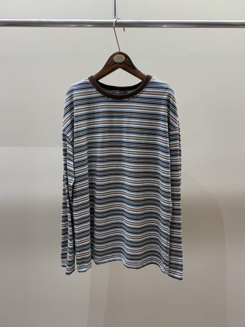 CAMEL-P韓國直郵㊣女裝新品25秋冬長袖T恤Came_l 家長袖T恤