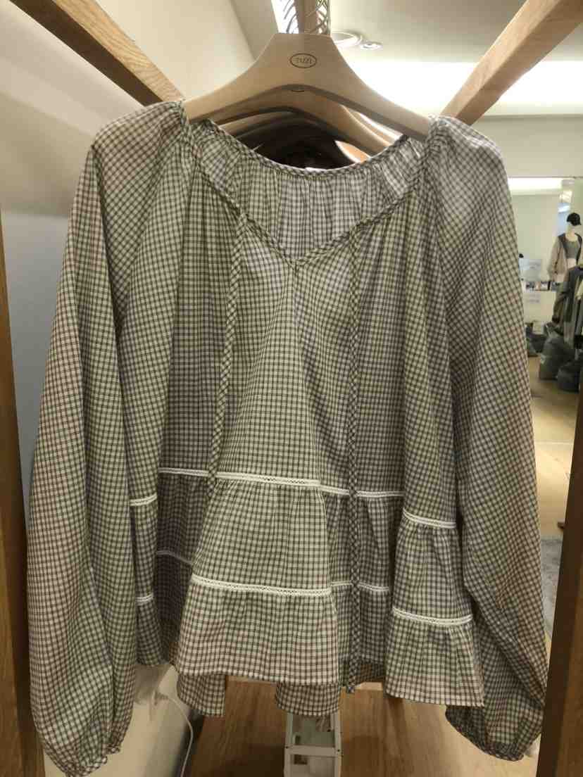 TIZZI韓國直郵㊣女士新品25秋冬真品休閑推薦熱賣襯衫蕾絲衫TIZZI襯衫/蕾絲衫