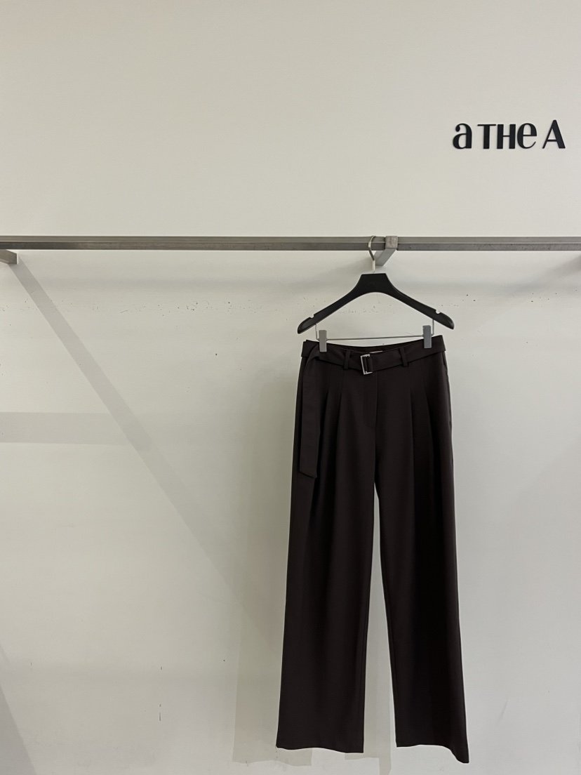ATHEA韓國直郵㊣女裝新款推薦熱賣休閑真品職業人氣休閑褲羊毛ATHEA休閑褲