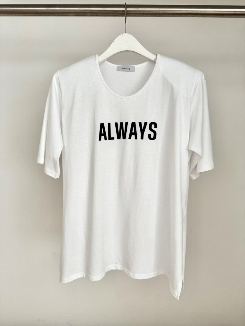 SOMETHING-L/FANCY東大門㊣實拍女裝新品25秋冬休閑推薦T恤SOMETHING-L/FANCYT恤