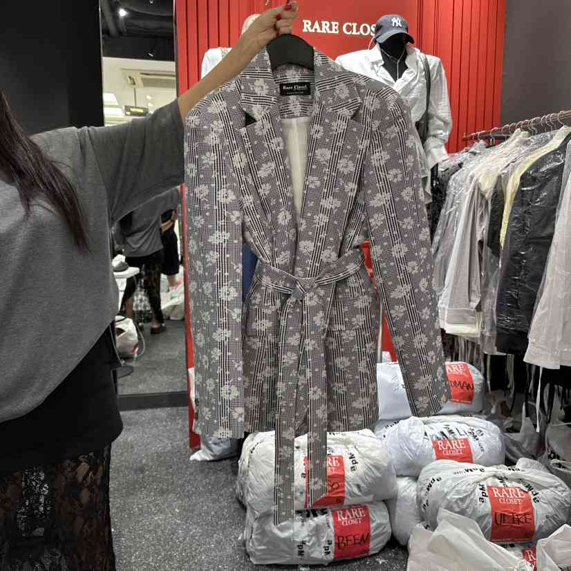 RARE CLOSET韓國代購㊣女裝新款真品休閑推薦時尚25秋冬夾克RARE CLOSET夾克