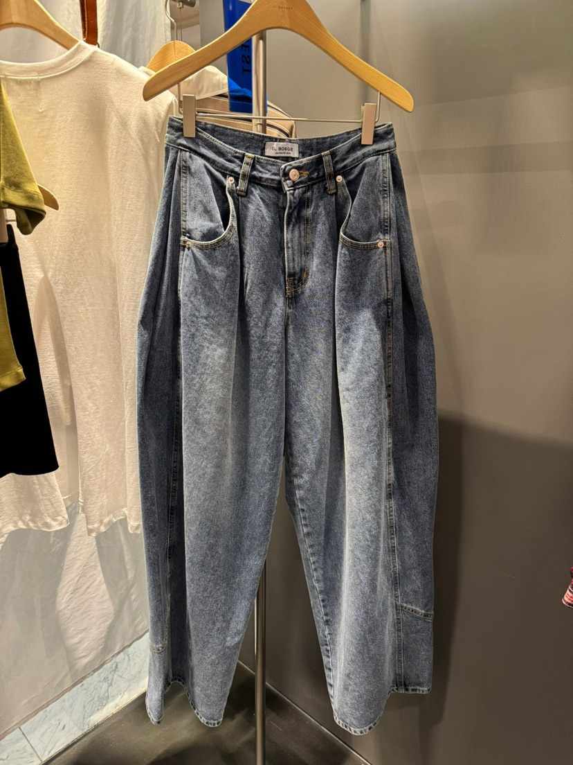 EL BOSQUE東大門㊣實拍女裝新品時尚熱賣人氣職業推薦牛仔褲EL BOSQUE牛仔褲
