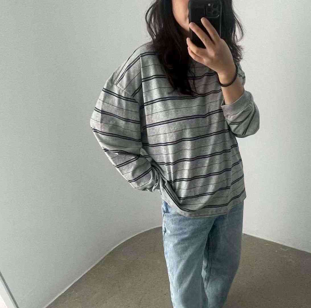 LABELPLUS31東大門㊣代購女裝新款人氣時尚休閑熱賣長袖T恤LABELPLUS31長袖T恤