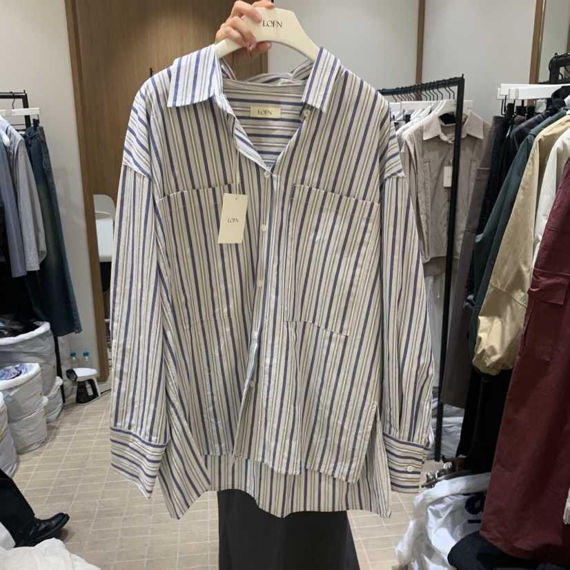 LOFN韓國直郵㊣女士新品真品職業時尚推薦休閑人氣襯衫蕾絲衫LOFN襯衫/蕾絲衫