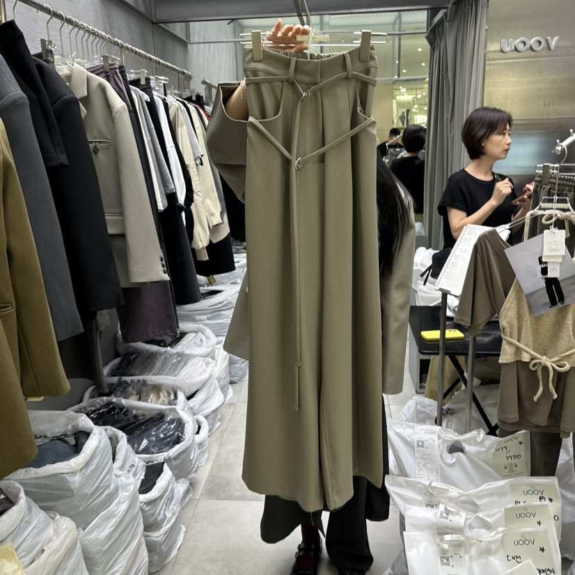 UOOV東大門㊣直郵女士新款休閑時尚人氣熱賣真品25秋冬休閑褲UOOV休閑褲