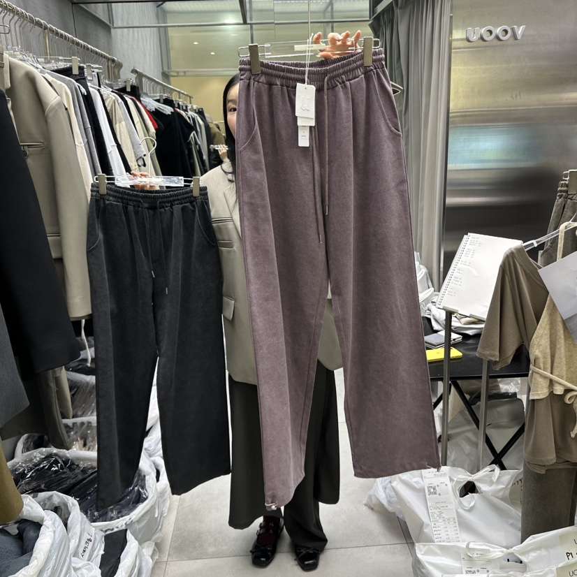 UOOV韓國直郵㊣女裝新品熱賣職業推薦人氣時尚真品25秋冬休閑褲UOOV休閑褲